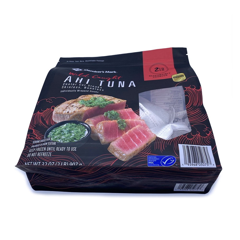 八边封铝箔食品包装袋塑料复合自立铝箔袋休闲食品自封拉链袋